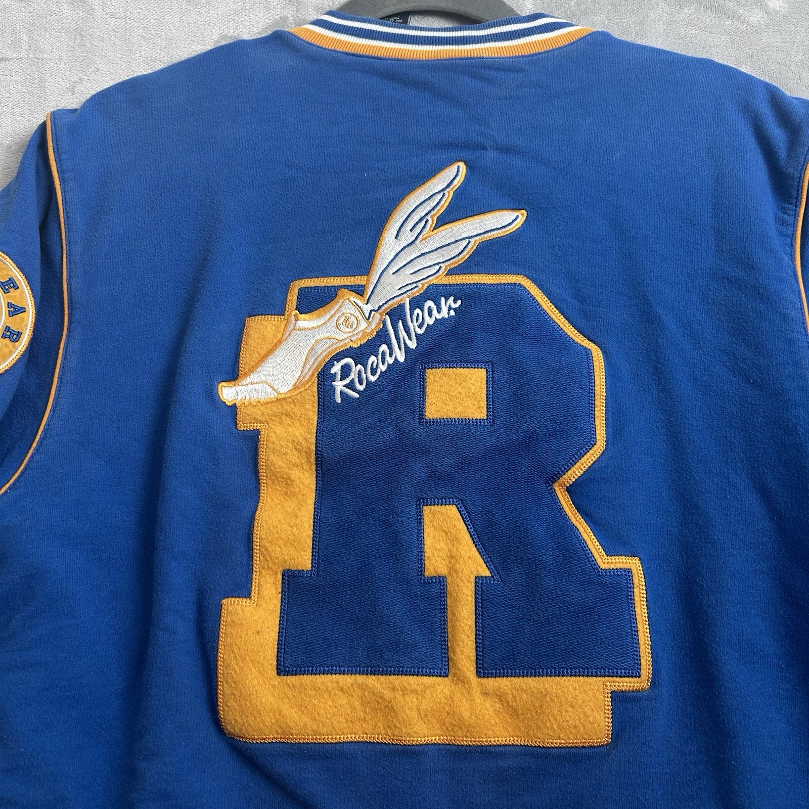 Vintage Rocawear Y2K Sweat Track Suit Set Large 14-16 Pre-Owned