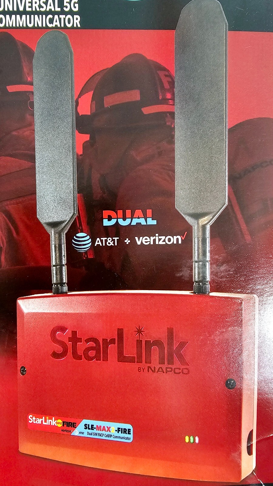 StarLink Dual SIM/Dual 5G Commercial Fire Alarm LTE-M Communicator SLE-MAX2-FIRE