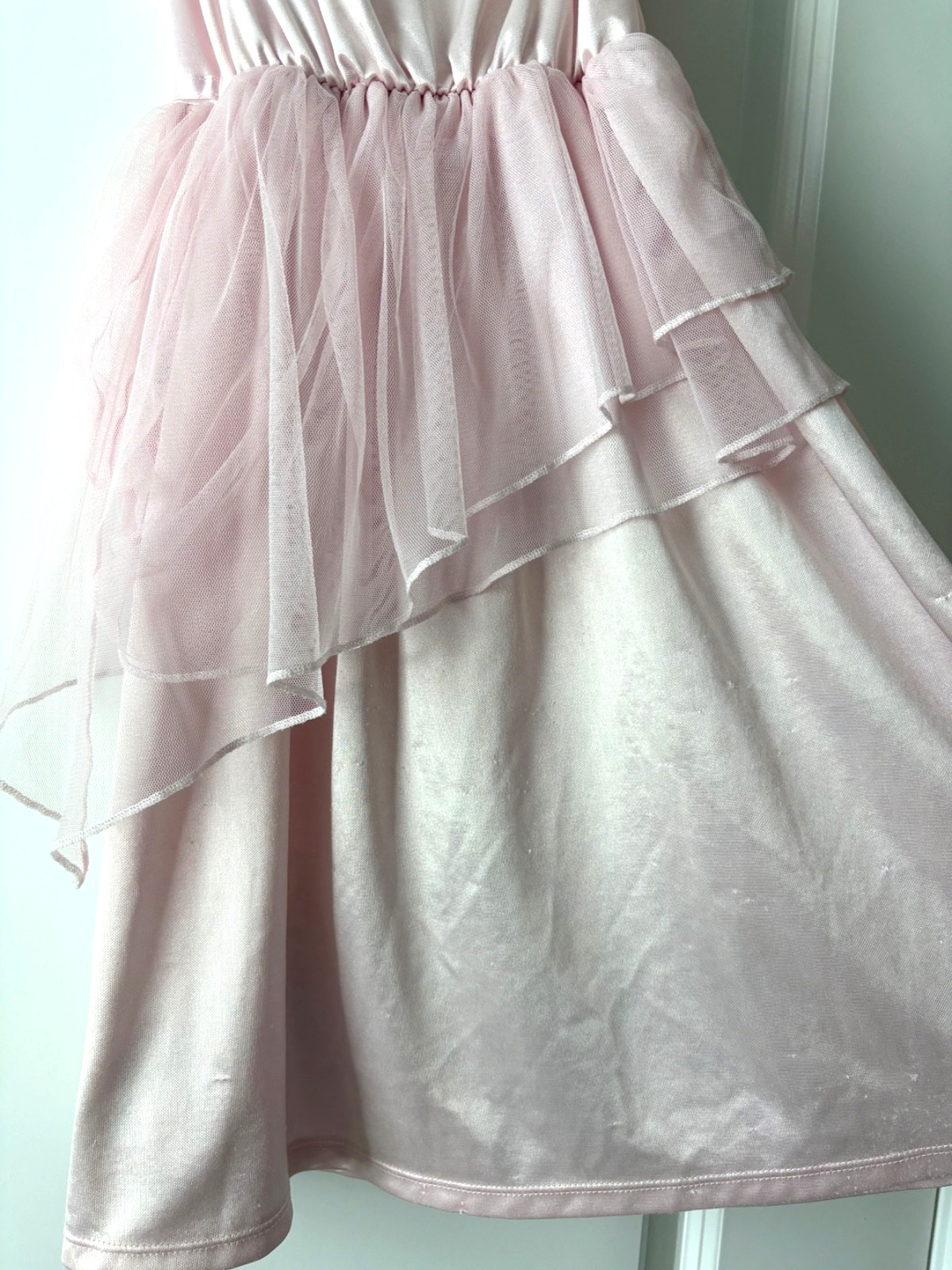 Bluey Dress-Up Costume Dress Girl Size 4T Pink Night Gown Polyester