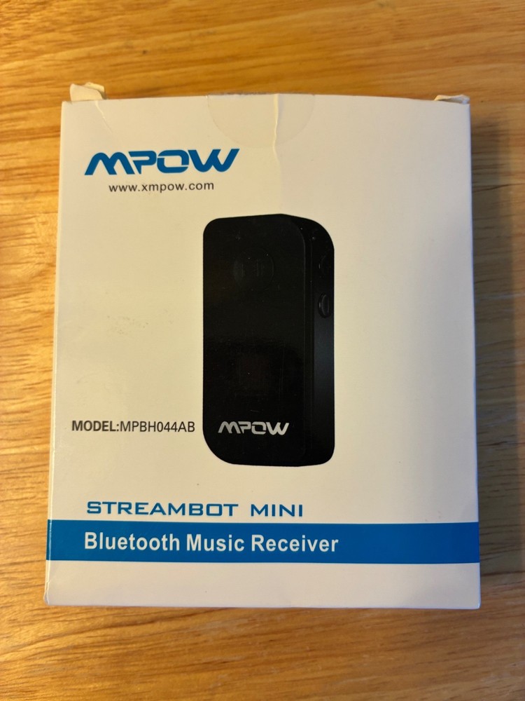 MPOW STREAMBOT MINI Bluetooth Music Receiver Model: MPBH044AB