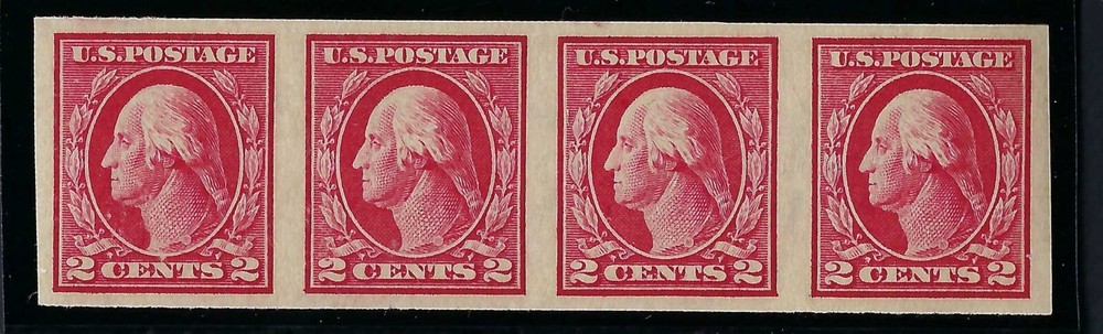 *409H - STRIP OF 4, EXTREMELY FINE