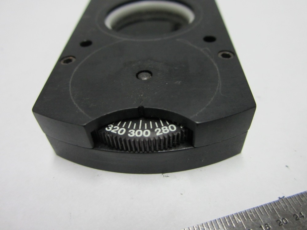 MICROSCOPE SLIDE POLARIZER OPTICS ROTABLE #F1-13