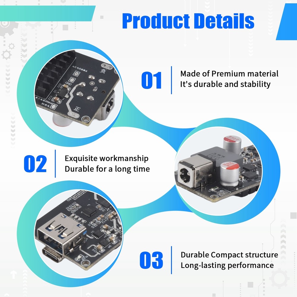 DC6-30V, 140W, Intelligent Multi-Protocol Fast Charging Module with Support 7577