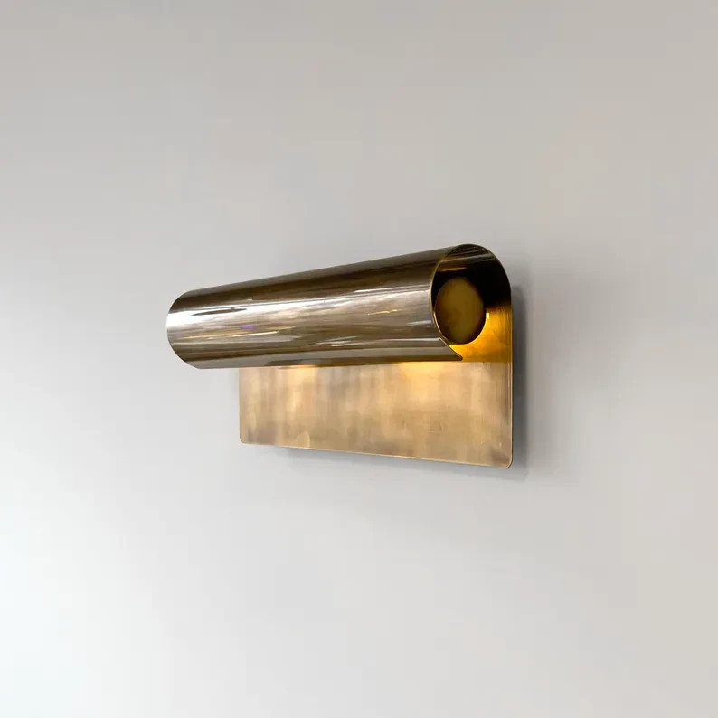 Handmade Brass Wall Sconce | Modern Art Picture Light