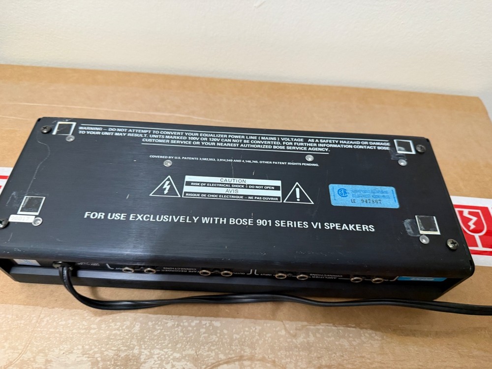 BOSE 901 SERIES VI Active Equalizer