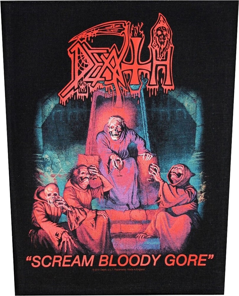 Death 'Scream Bloody Gore' Back Patch