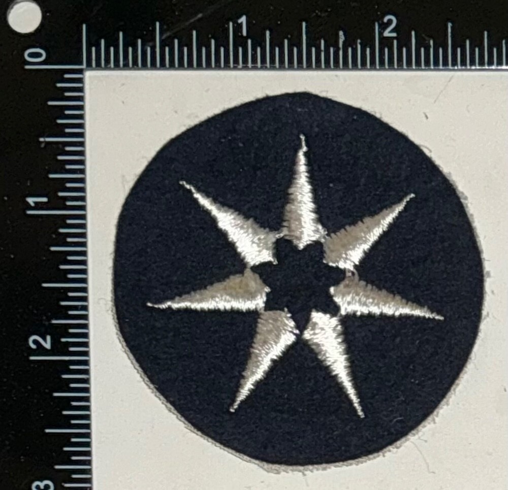 WWII US Army 7th Service Command FELT & CHEESECLOTH Patch