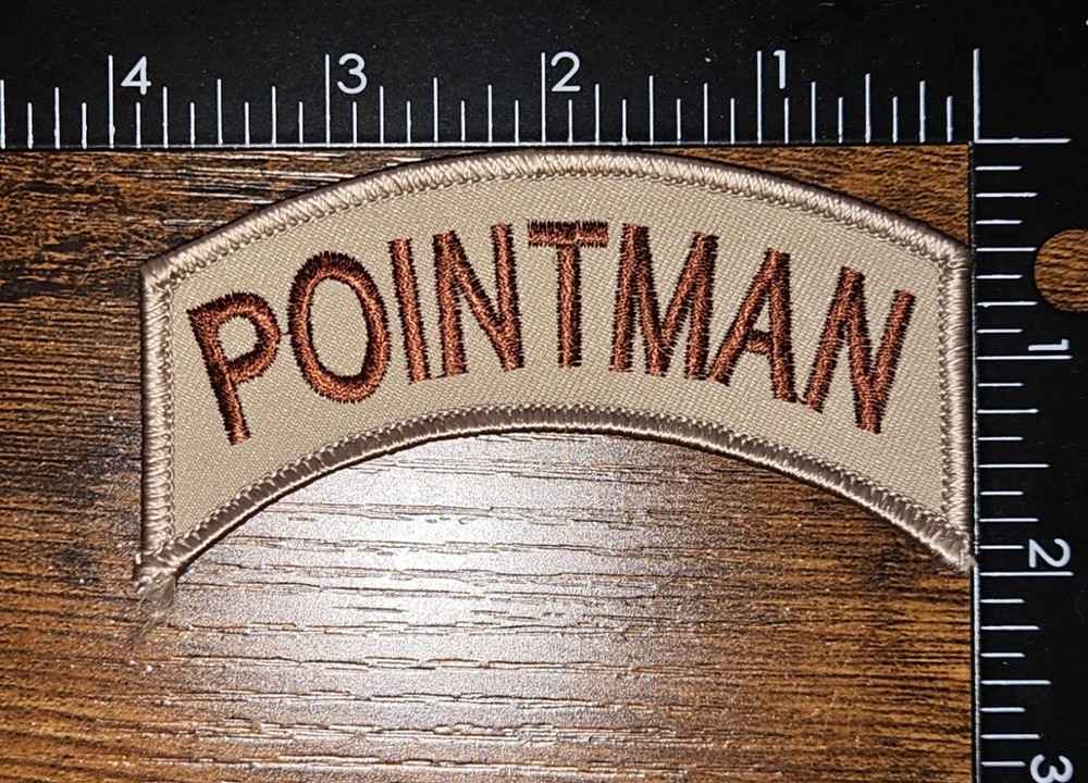 Pointman Military Marines Segment Rocker Patch