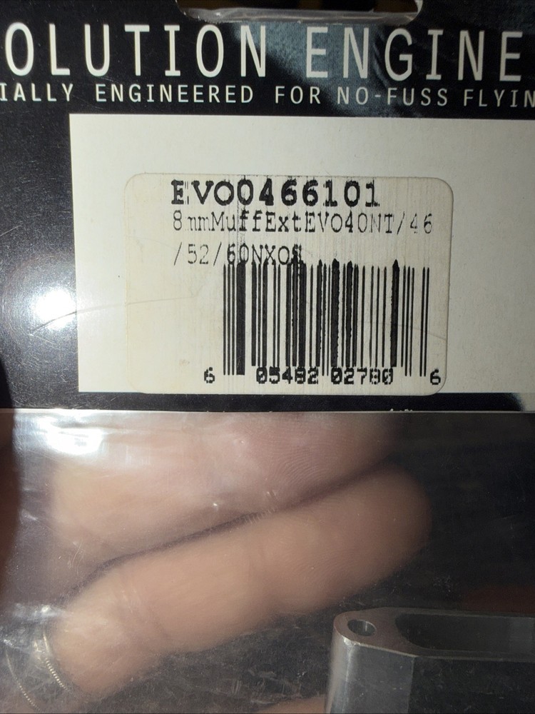 Evolution Engines 8 MM Muffler Extension EV040NT/46/52/60NX