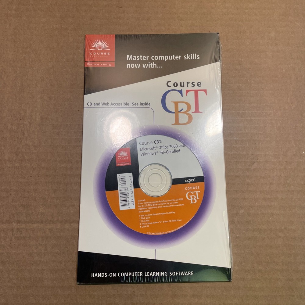 NEW Course Technology CTB Learning Software Microsoft Office 2000 w/ Windows 98