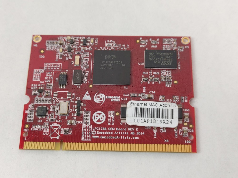 Embedded Artists LPC1788 ARM Cortex-M3 Microcontroller SODIMM Module