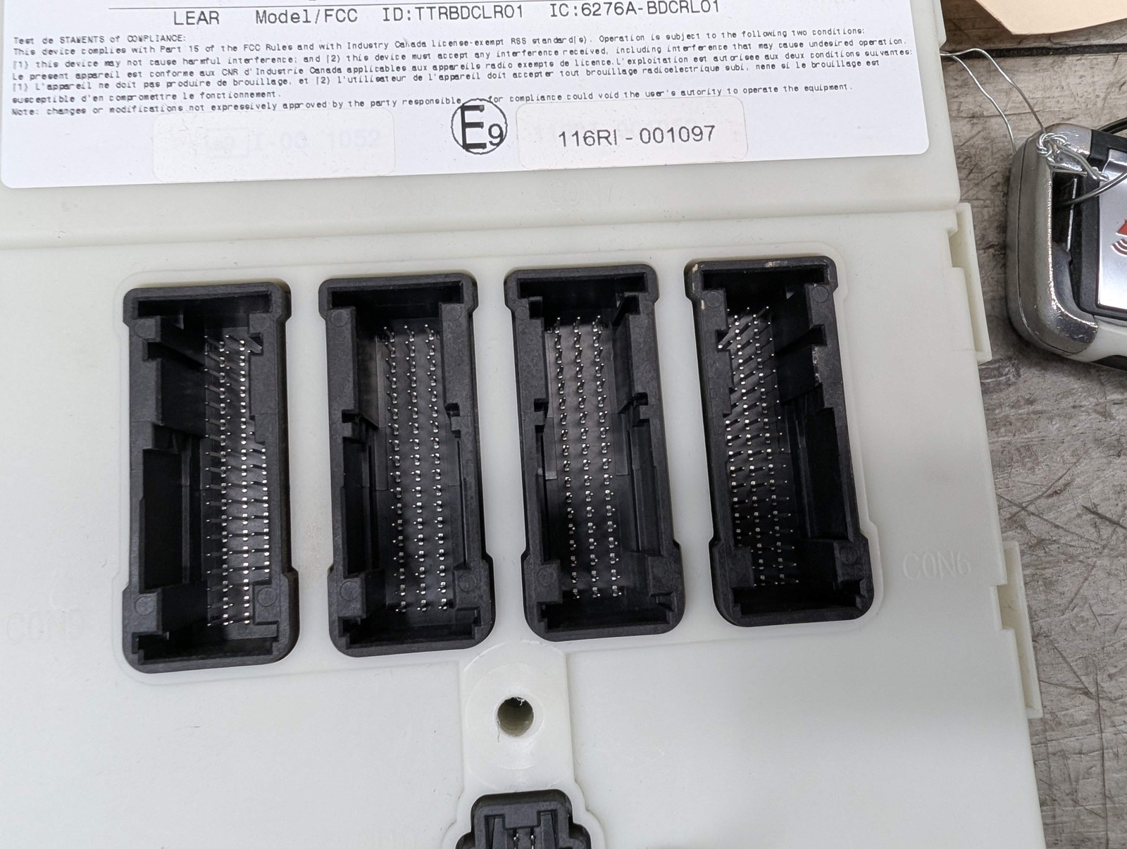 14-19 OEM BMW F15 F16 F85 F86 X5 X6 Body Control Junction Box Module FEM + Key*