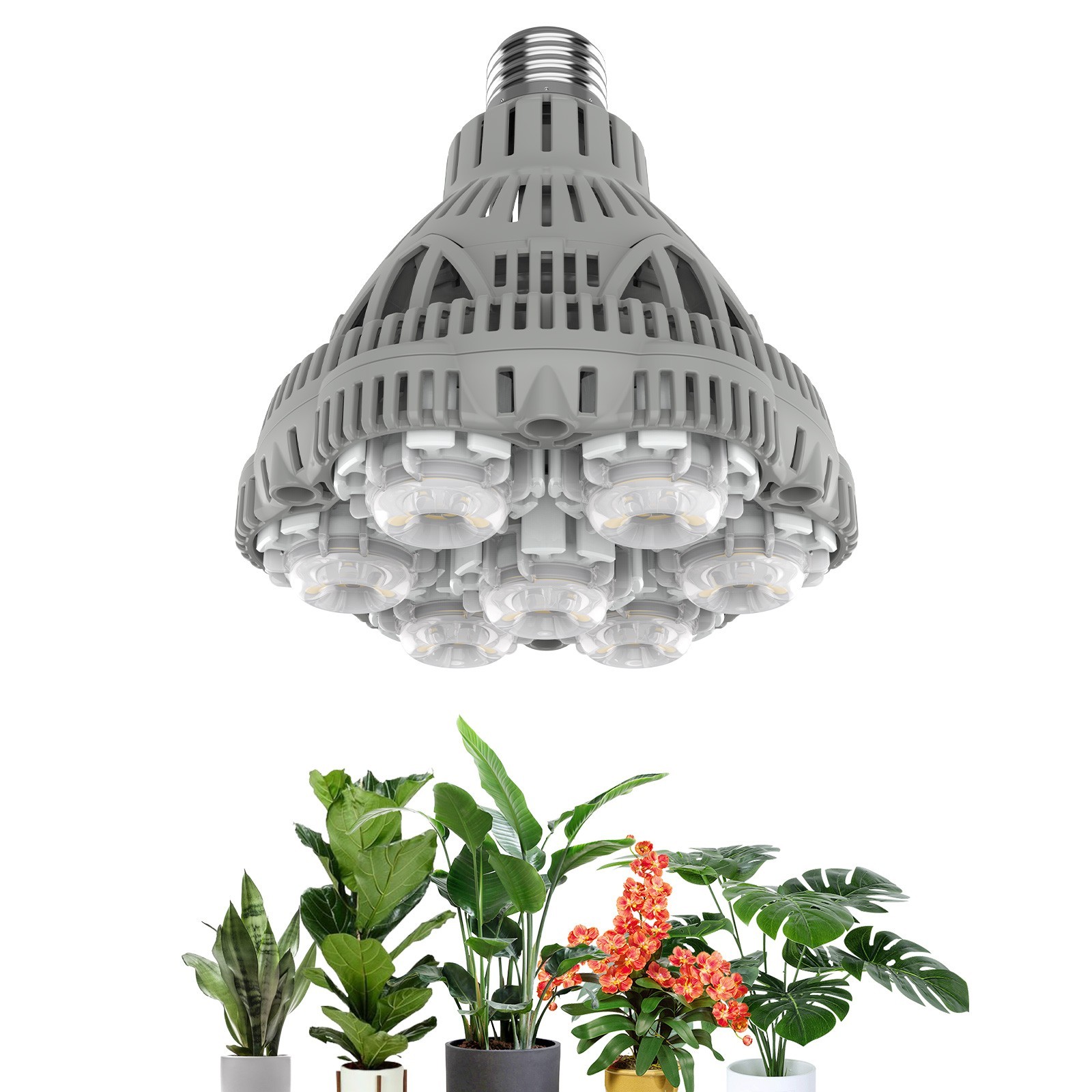 24W 36W E26 Led Grow Light for Indoor Plants Seedlings Full Spectrum Grow Bulb