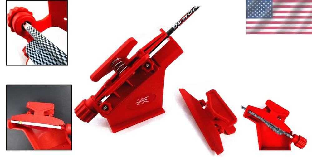 Adjustable Fletching Jig with Clamp