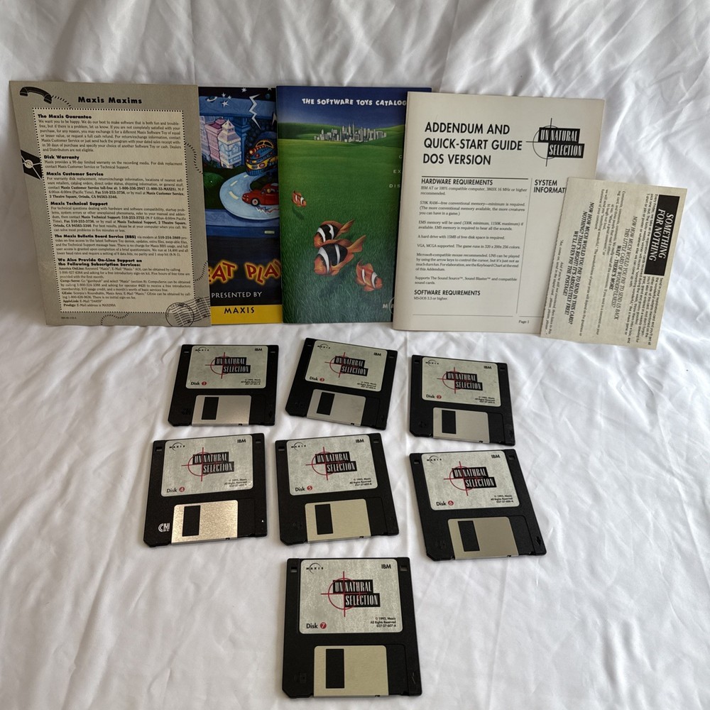 Unnatural Selection (3.5 Inch Disk Version)￼Big Box IBM