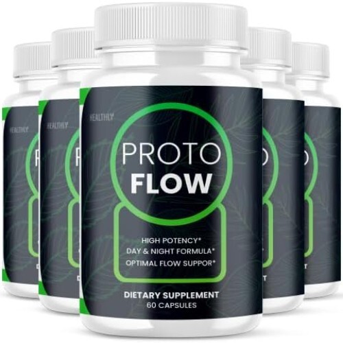 Protoflow High Potency Day & Night Formula Supplements ( 300 Capsules ) 5-Pack