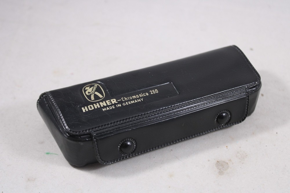 "THE CHROMONICA" MODEL 260 "C" BY M. HOHNER WITH ORIGINAL STORAGE CASE