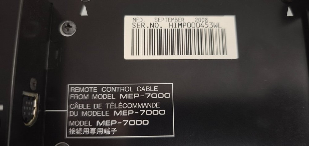 Pioneer SEP-C1 Multi Entertainment Player Mixer Board - Display Interface Only