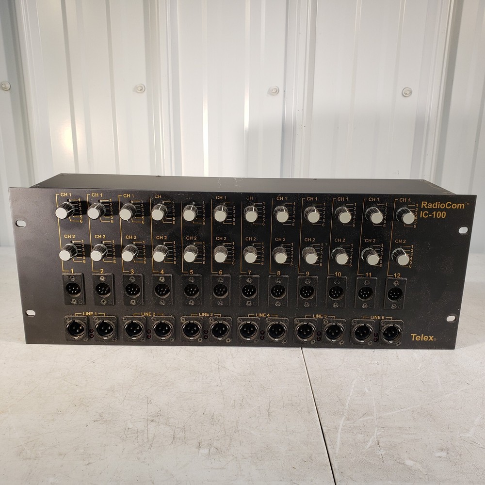 Telex RadioCom IC-100 6-Channel Source Assign Panel