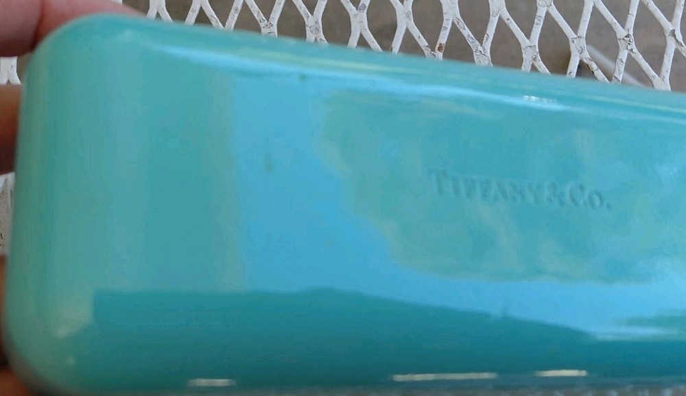 ​Tiffany & Co. Hard Shell Eyeglass Case Blue Robin Clamshell Replacement Case