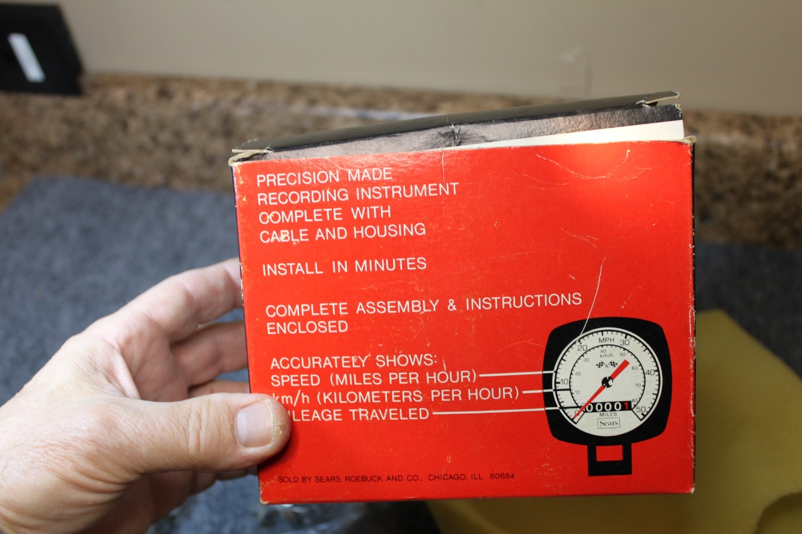 Vintage 1970's Sears Speedometer 27in Bike Bicycle 50 MPH 6 48834 NIB NOS