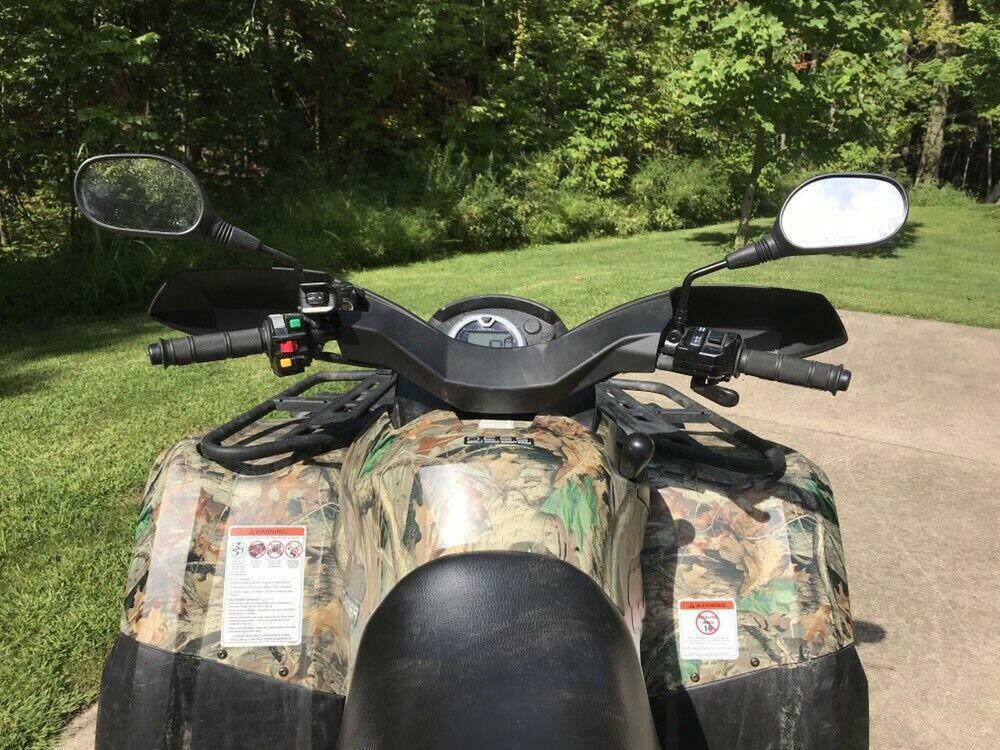 ATV Universal Rear View Side Mirrors With 7/8" Handlebar Mount For Honda Yamaha