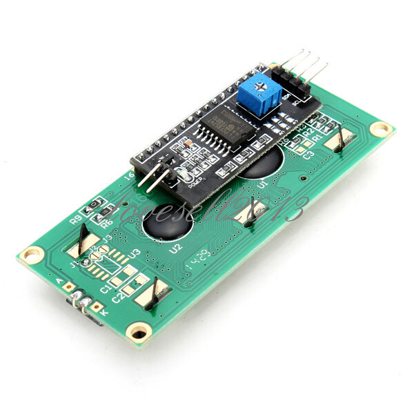 IIC/I2C/TWI/SP​​I Serial Interface1602 16X2 Character LCD Module Display Blue