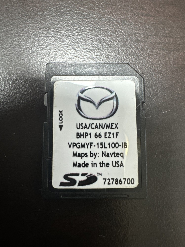 Mazda GPS Navigation Card BHP166EZ1F
