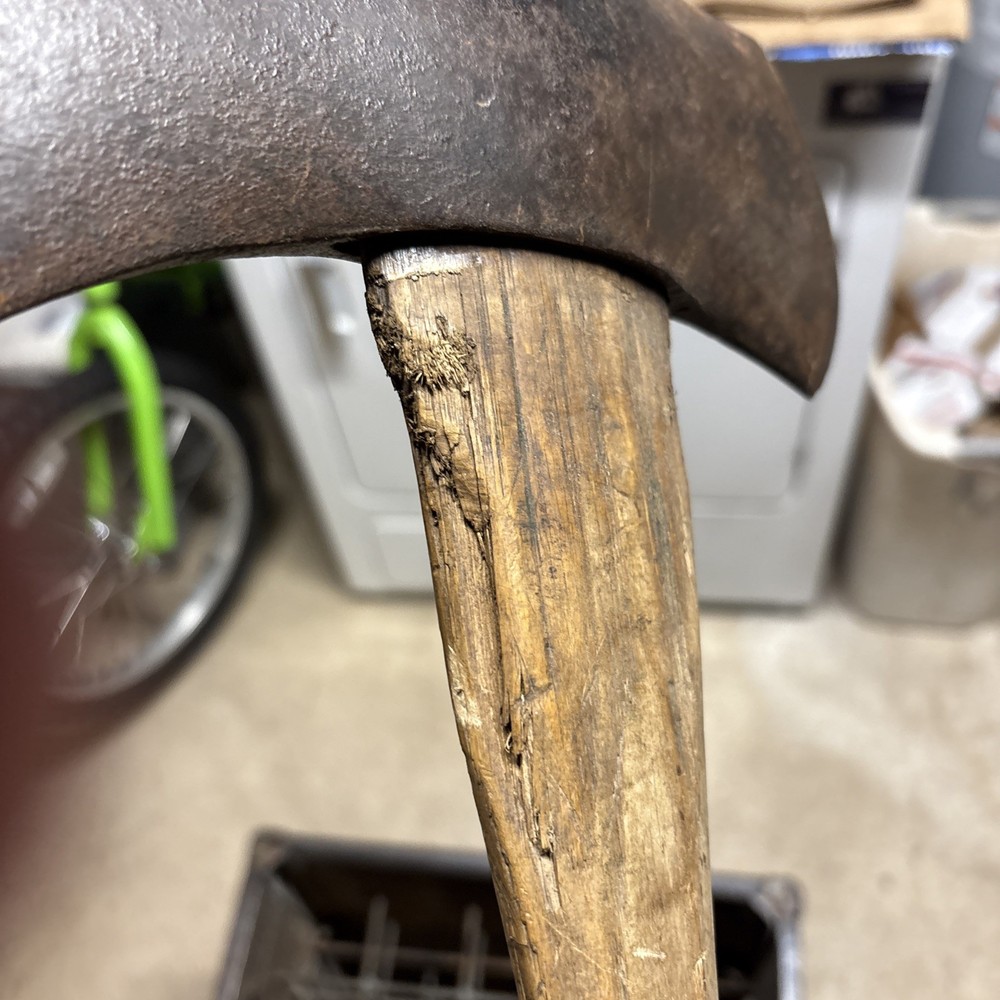 JM Warren Axe Head, Double bit, Embossed axe, Axe Head Only