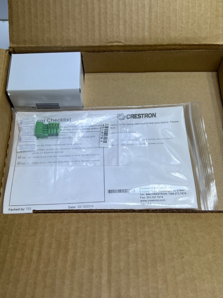 CRESTRON DM-RMC-100-C ROOM CONTROLLER UNIT 6503961
