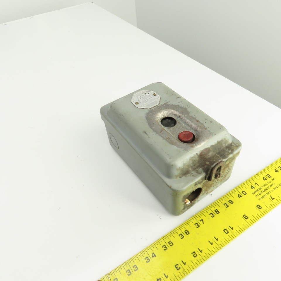 Allen Bradley 2-Button Size 0 Manual Motor Starter Control Operator Panel