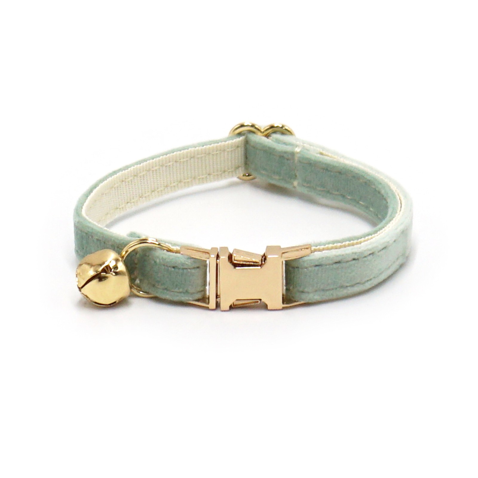 Cute Velvet Cat Collar, Kitten Collar with Bell