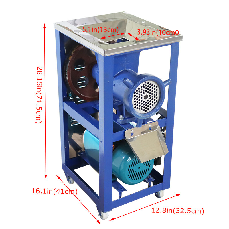 Fish Chicken Bones Crusher Feed Processer Meat Grinder Feed Machine 220V