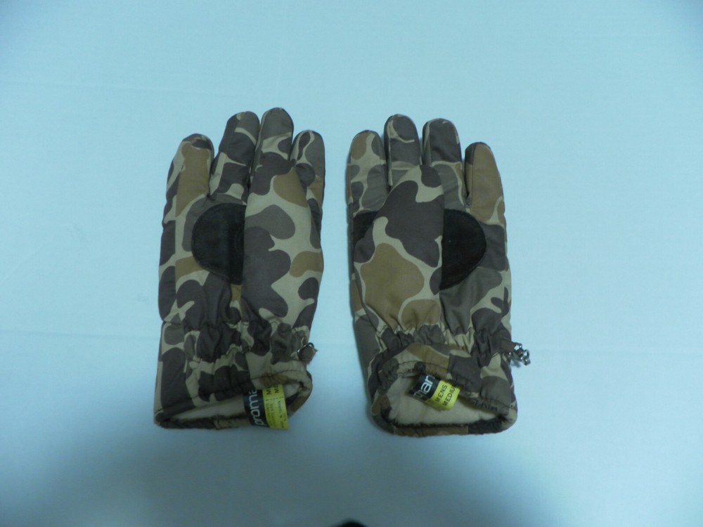 PROMARK CAMOUFLAGE HUNTING GLOVES, SIZE MEDIUM