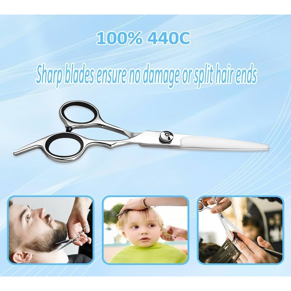 Professional Hair Cutting Scissors Barber Shears Ultra Sharp Razor Edge for