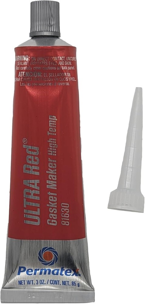 81630 Ultra Red High Temperature Gasket Maker, 3 oz