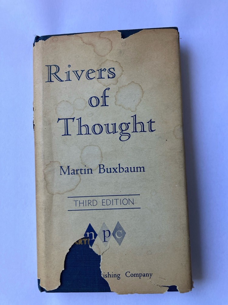 Vintage Rivers Of Thought  Martin Buxbaum Third Edition