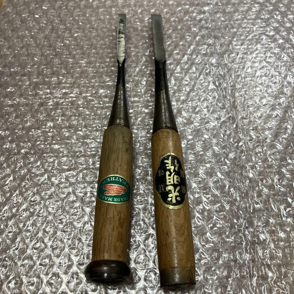 Chisel Set Nomi 2pc Hand Tools 7mm 9mm Ready to Use for DIY Projects