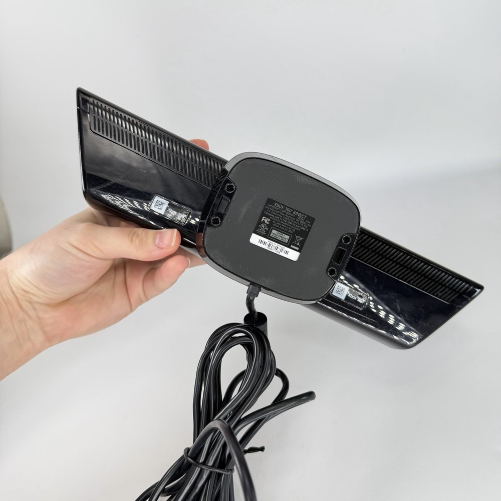 Microsoft Model 1414 Xbox 360 Kinect Sensor Bar Camera with 2 Games Adventures