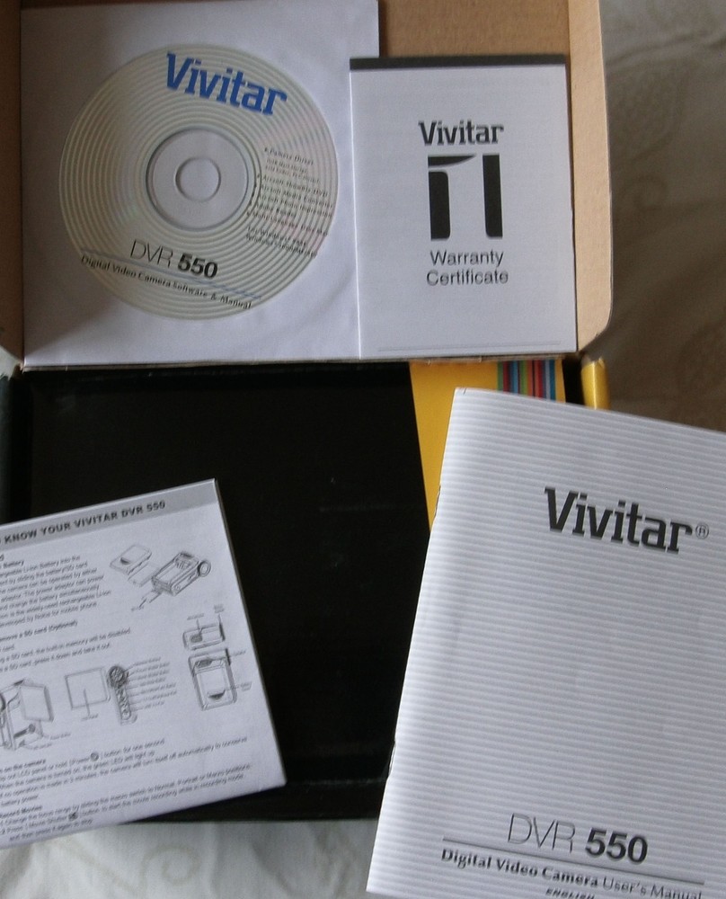 Vivitar DVR 550 5.2 Megapixels Digital Video Camera