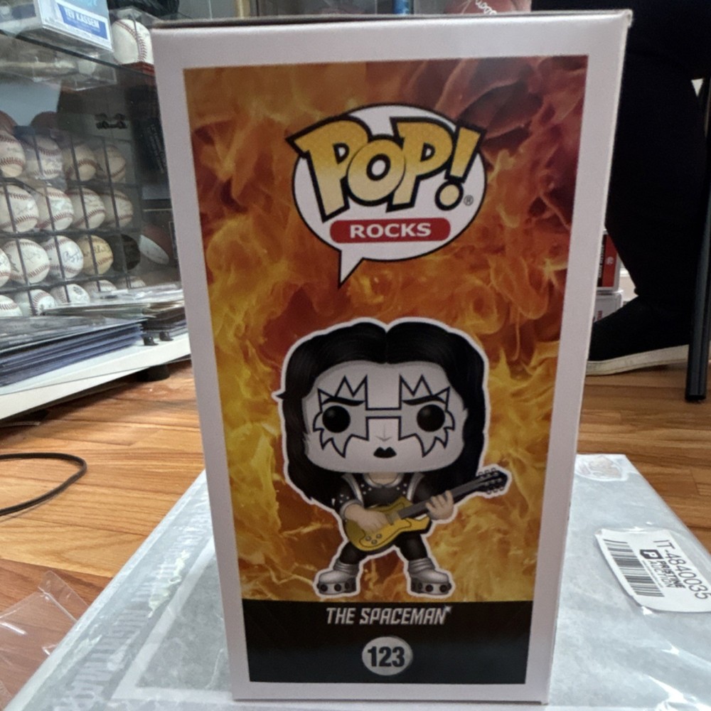 Funko Pop! Rocks KISS The Spaceman Autographed ACOA Authenticated Ace Freley