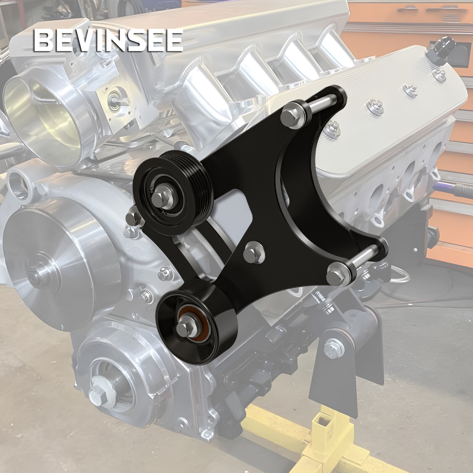 High Mount Alternator Only Bracket For LS Swap For LS Truck 4.8L 5.3L 6.0L 6.2L