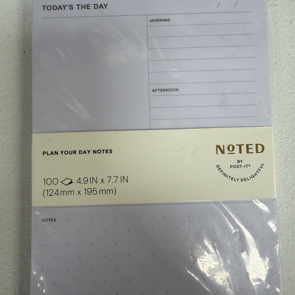 Noted - Weekly/Daily Plan Notepads (2-PACK)