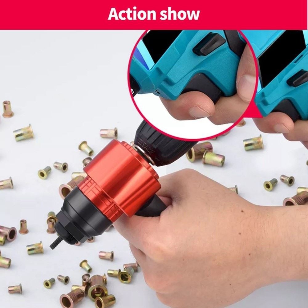 Detachable Hand Rivet Tool Conversion Set Electric Pneumatic Rivet Machine
