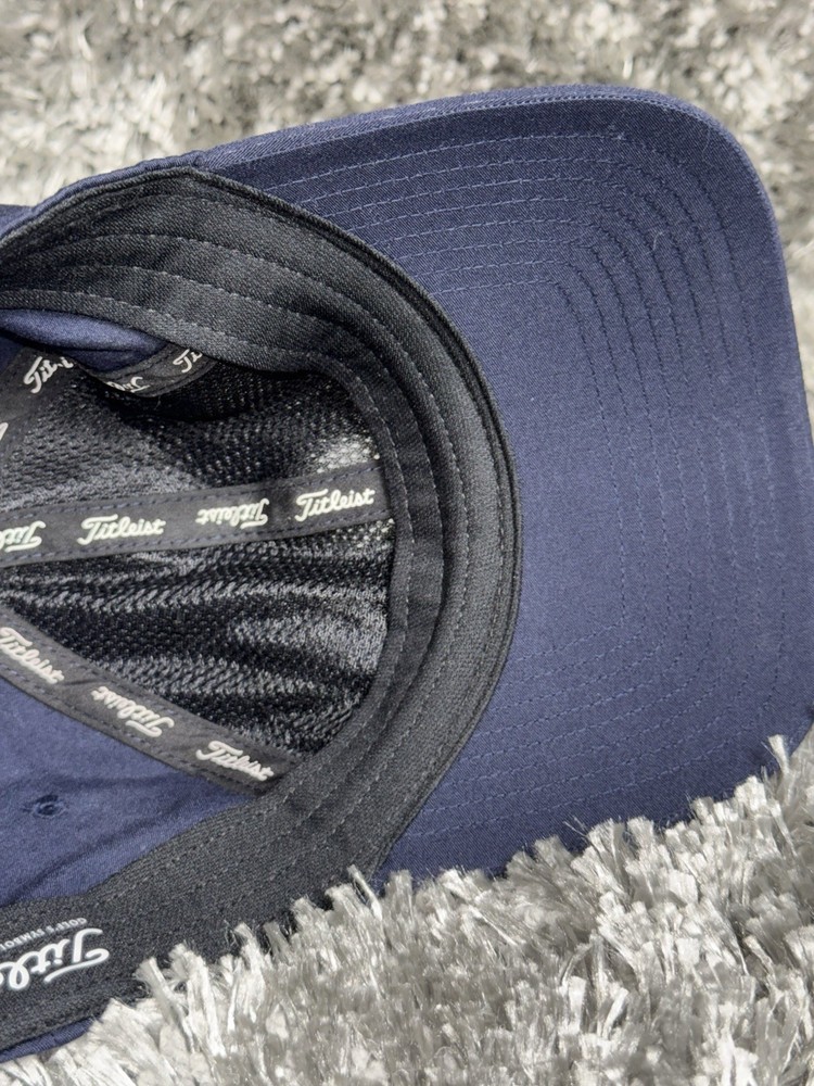 Titleist Hat Cap Strapback One Size Blue Adjustable Golf Hat Logo