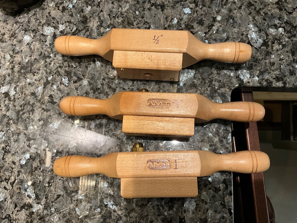 AMT Wood Dies 1”, 3/4” & 1/2" Threading Tools