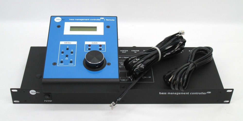 Blue Sky Bass Management Controller BMC MKII and Remote Control + Cable