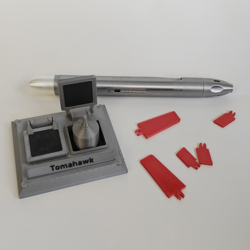 1:30 US Navy Tomahawk Cruise Missile Model 20cm 3D Printed Military Collection