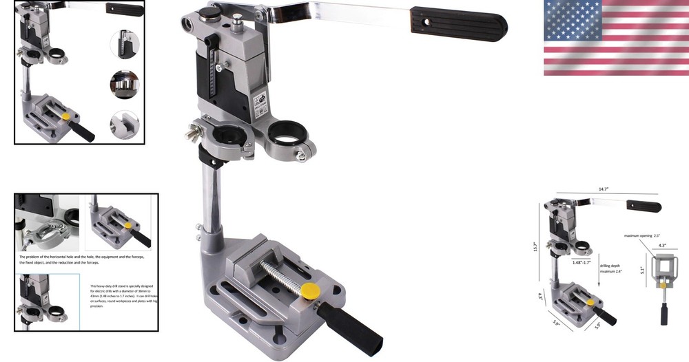 R Adjustable Drill Press Stand for Precise Drilling