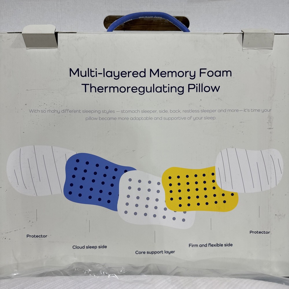 Vesta Pillow / Multi-layered Memory & Cooling Foam Thermoregulating / #1,2 J5